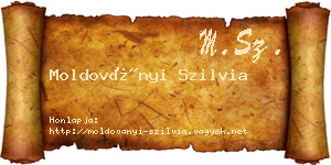 Moldoványi Szilvia névjegykártya